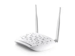 مودم وراوتر TP-Link 8961 المتكامل بسرعة 300 ميجابت/ثانية، يمنحك اتصال إنترنت مستقر وتغطية لاسلكية واسعة بفضل الهوائيين المزدوجين. الحل المثالي والعملي لربط أجهزتك في المنزل أو المكتب بكل كفاءة وسهولة.
