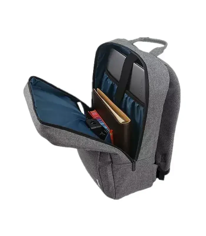شنطة Lenovo BH097 بتصميم عملي وأنيق، مناسبة لحمل اللابتوب حتى 15.6 بوصة مع توفير مساحة مناسبة للإكسسوارات والأغراض اليومية. خيار ممتاز للعمل والدراسة والتنقل.