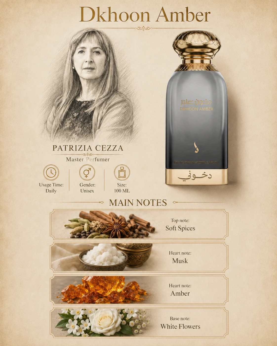 عطر دخون عنبر من دخوني