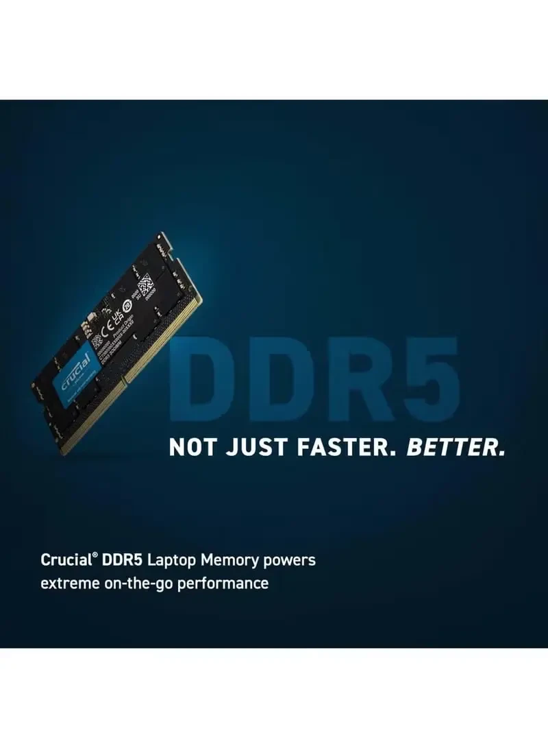 ذاكرة الوصول العشوائي 32 جيجابايت DDR5 5600 ميجا هرتز  لابتوب