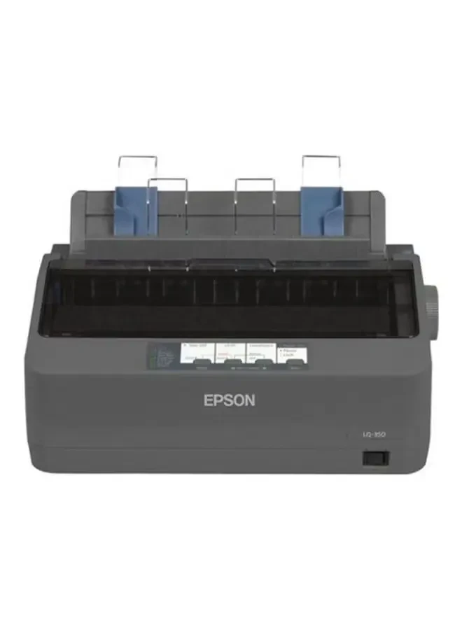 طابعة نقطية من ابسون Epson  LQ-350  بـ 24 سناً تعمل بنظام مصفوفة النقاط رمادي